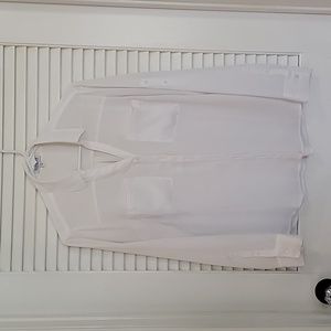 White Classic Express Portofino Button Down Shirts Pocket Detailing…